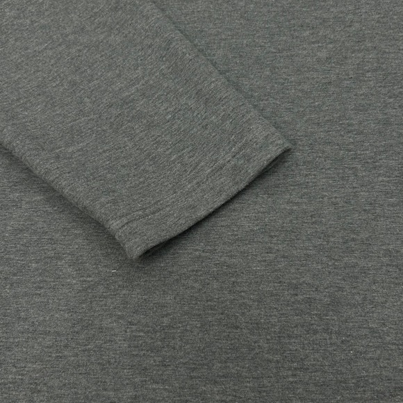 Travis Mathew Quarter Zip Pullover Mens XXL Heather Gray Black Long Sleeve Golf - Picture 4 of 13